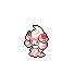 a small, pixelated sprite of the pokémon Alcremie in the Vanilla Cream or 'default' form.